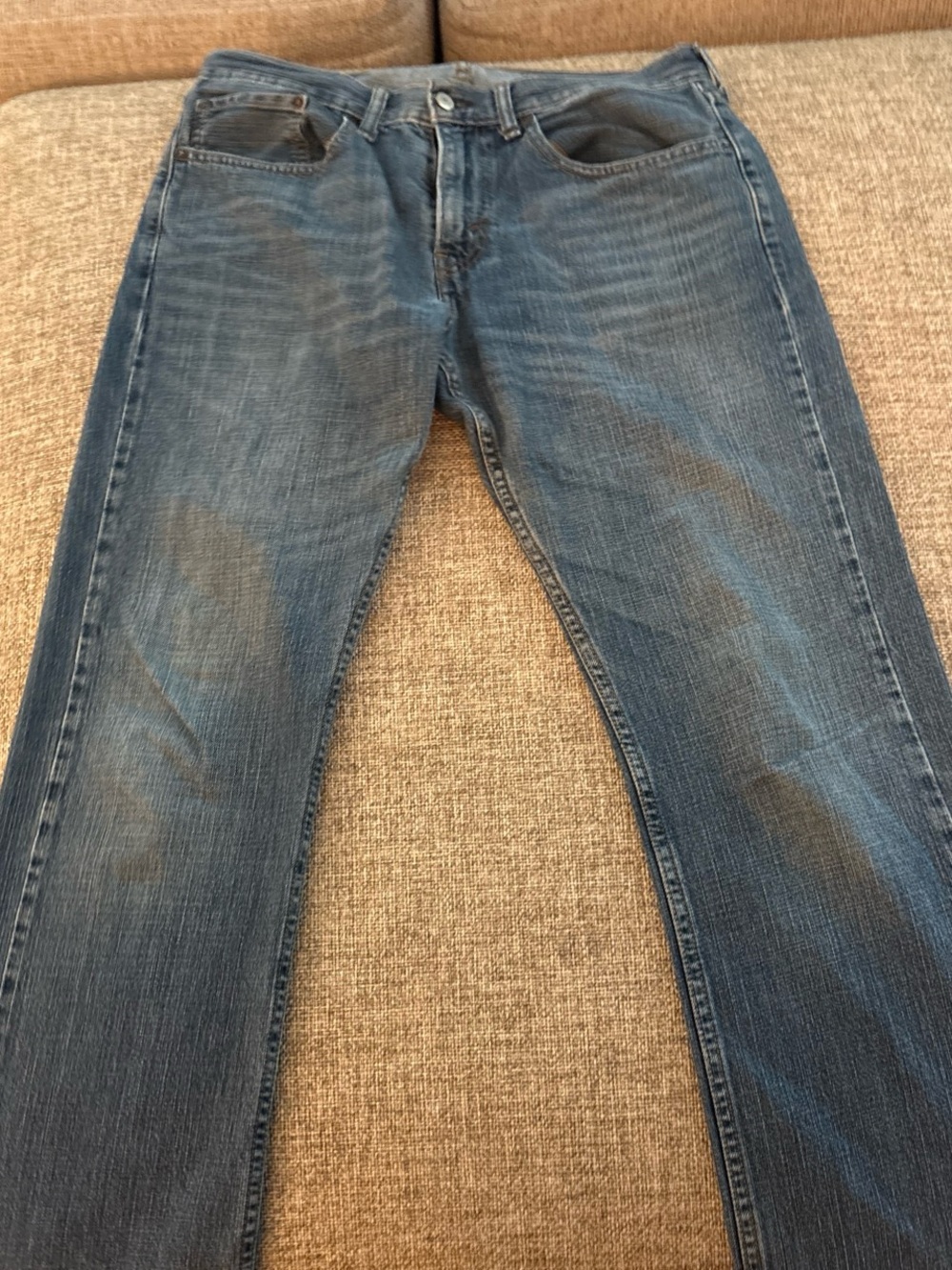 Levi's Men's Straight Fit Blue Jeans